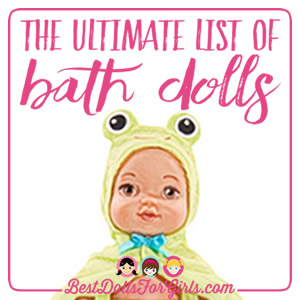 dolls in the bath